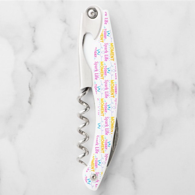 Today Moment, Spark Life Tote Bag Corkscrew (Front)