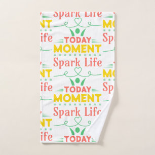 Today Moment, Spark Life Tote Bag Hand Towel