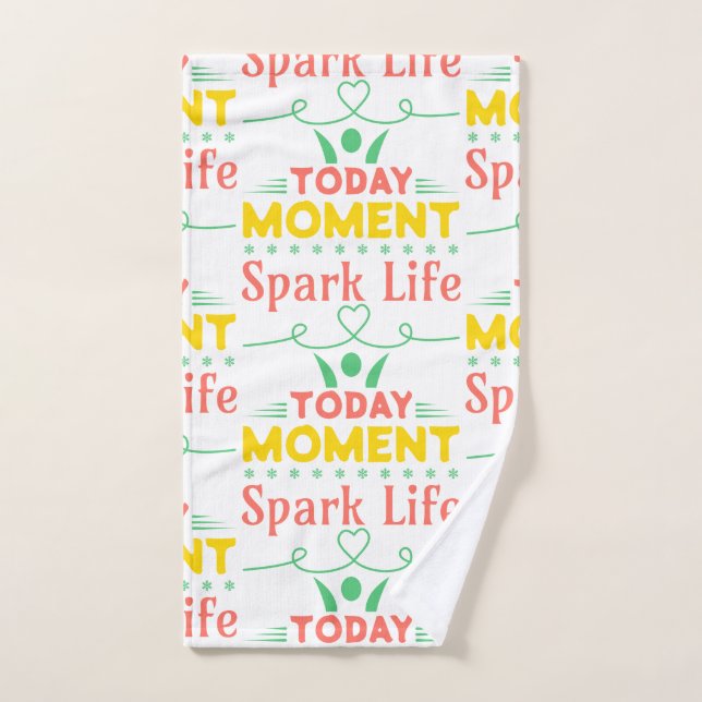 Today Moment, Spark Life Tote Bag Hand Towel (Hand Towel)