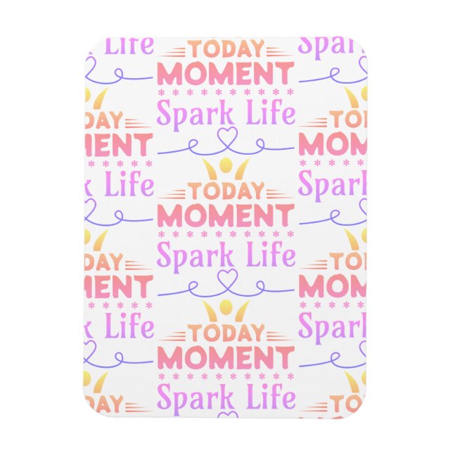 Today Moment, Spark Life Tote Bag Magnet (Vertical)