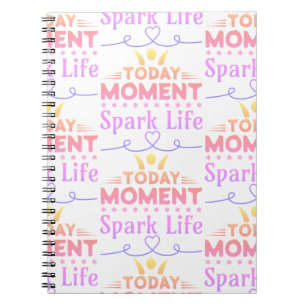 Today Moment, Spark Life Tote Bag Notebook