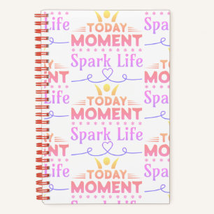Today Moment, Spark Life Tote Bag Notebook
