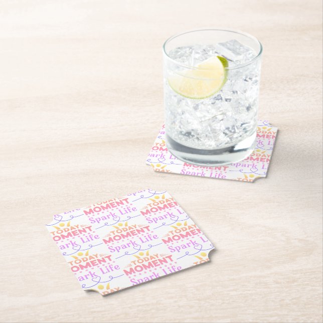 Today Moment, Spark Life Tote Bag Paper Coaster (Insitu)