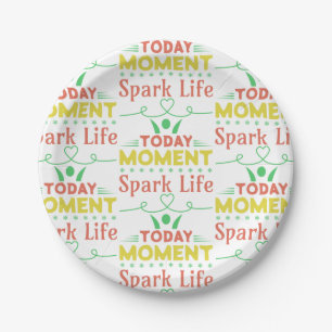 Today Moment, Spark Life Tote Bag Paper Plate