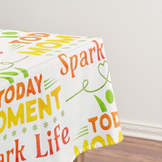 Today Moment, Spark Life Tote Bag Tablecloth (In Situ)