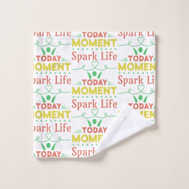 Today Moment, Spark Life Tote Bag Wash Cloth (Wash Cloth)
