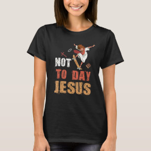 Today Not Jesus Satan Goat Satanic Rainbow Satanis T-Shirt