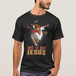 Today Not Jesus Satan Goat Satanic Rainbow Satanis T-Shirt
