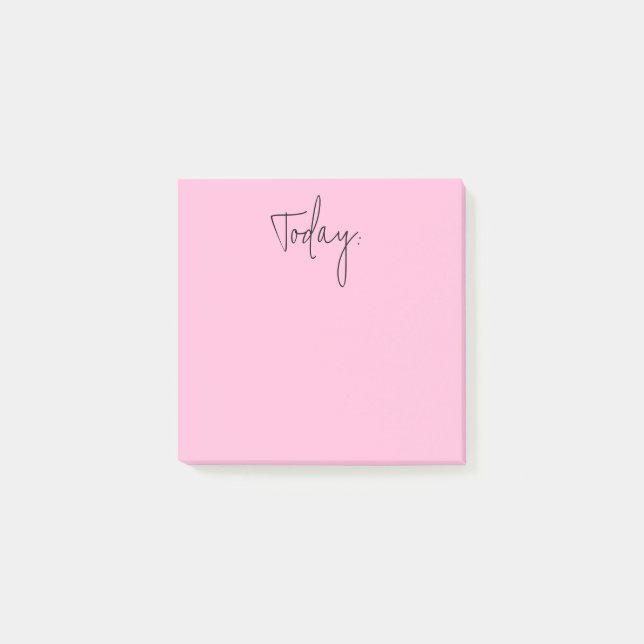 Today To Do List Post-it Notes (Front)