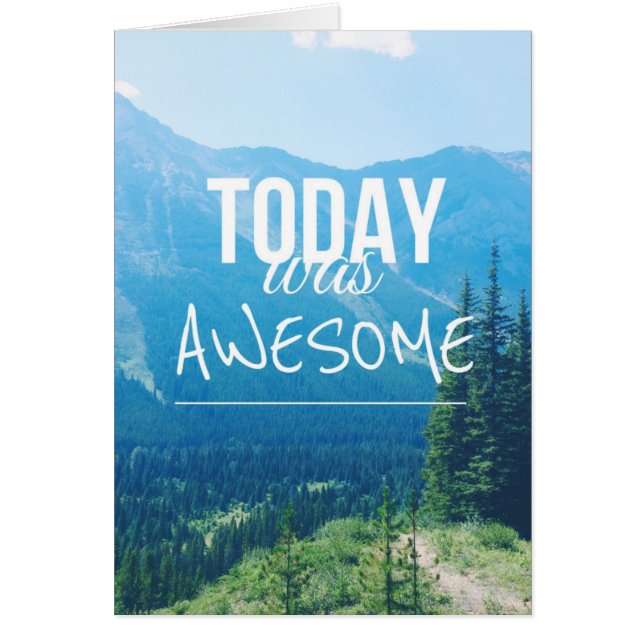 Today Was Awesome (Front)