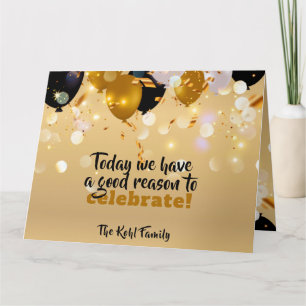 Today We Have A Good Reason To Celebrate Modern Card