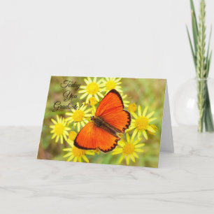 Today You Graduate Butterfly Card