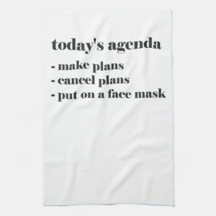 Today's Agenda Skin-care Lover Skin Esth Tea Towel