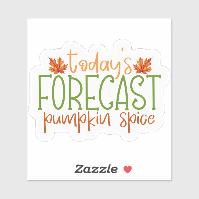 Todays Forecast Pumpkin Spice (Sheet)