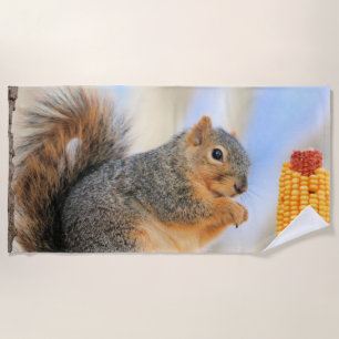 Todays furball beach towel