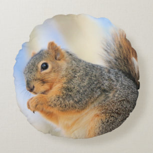 Todays furrball round cushion
