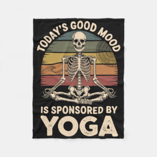 Today's Good Mood Is Sponsored By Yoga Fleece Blanket
