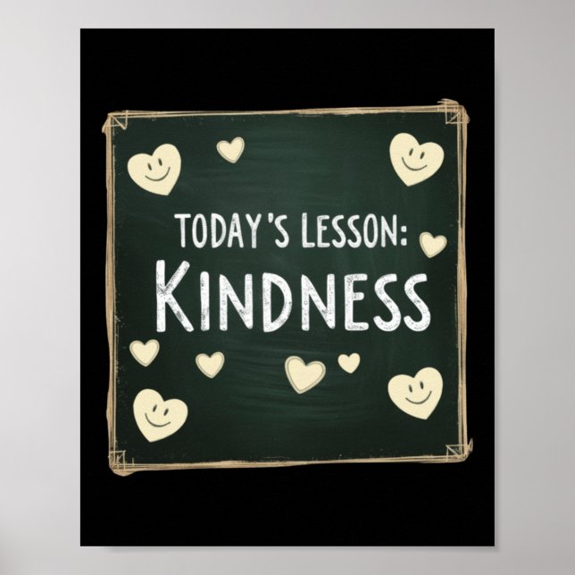 Today's Lesson Choose Kindness  Poster (Front)