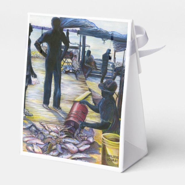 Today's Menu, Harbour Island Favour Box (Back Side)