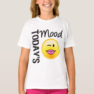 Today's Mood Emoticon Flirty T-Shirt