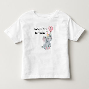 Today's My Birthday Custom  Toddler T-shirt