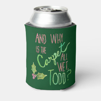 Todd and Margo Double-Sided Holiday Can Cooler