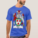 Todd Coat of Arms Family Crest  T-Shirt<br><div class="desc">Todd Coat of Arms Family Crest  .Check out our family t shirt selection for the very best in unique or custom,  handmade pieces from our shops.</div>