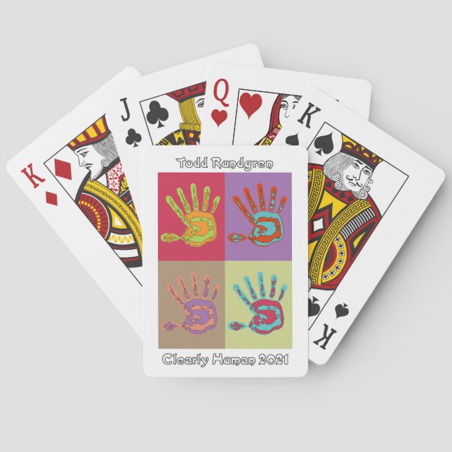 Todd Rundgren Clearly Human Cards (Back)