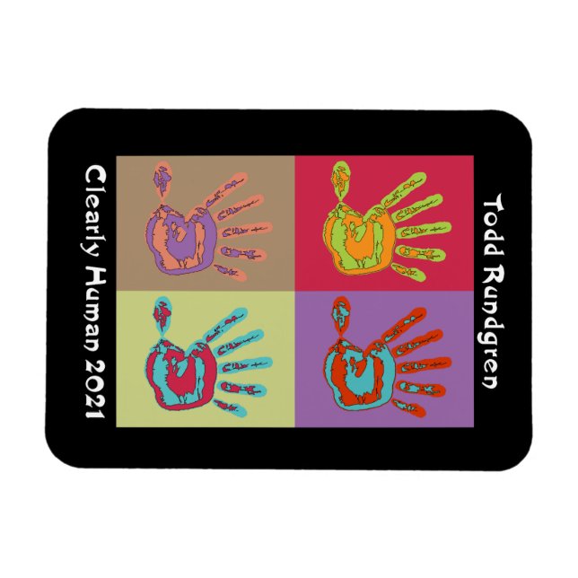 Todd Rundgren Clearly Human Hand Magnet (Horizontal)