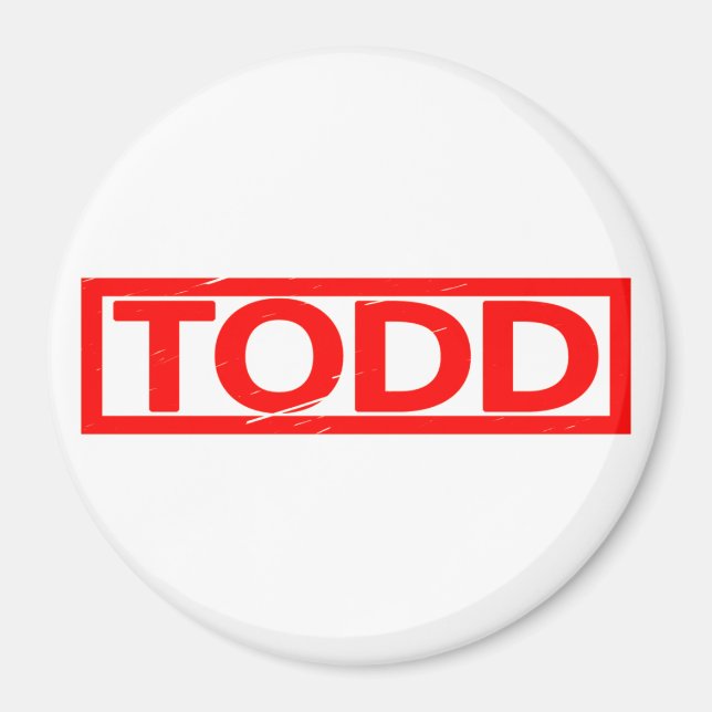 Todd Stamp Magnet (Front)