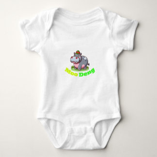 Toddle bodysuit with Moo Deng