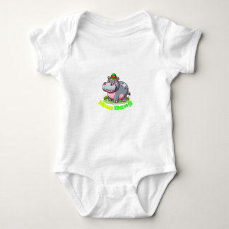 Toddle bodysuit with Moo Deng