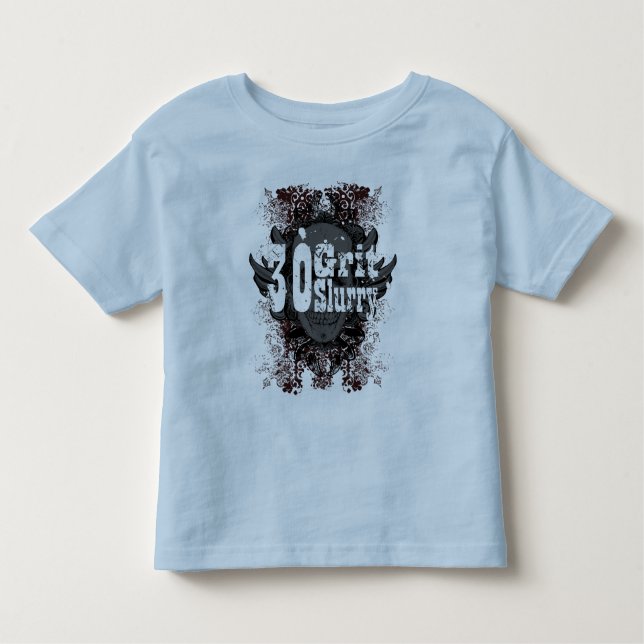 Toddler 30 Grit Slurry with red Toddler T-Shirt (Front)