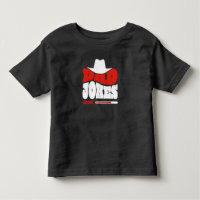 Toddler "Bad Jokes" Cowboy Graphic Tee - Funny