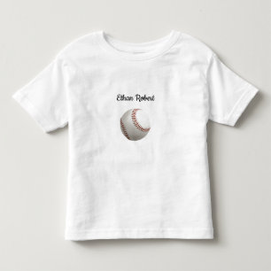 Toddler baseball monogram t-shirt