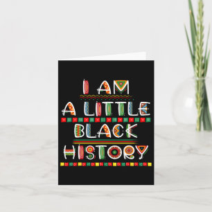 Toddler Black History Month African American Kids  Card