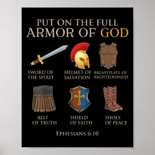 Toddler Boy Armour Of God Brother Son Men Kid Chri Poster