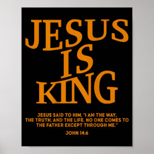 Toddler Boy Jesus Is King Camo Christian God Son S Poster