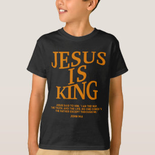 Toddler Boy Jesus Is King Camo Christian God Son S T-Shirt
