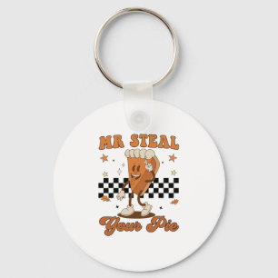 Toddler Boy Thanksgiving Mr Steal Your Pie Kids Me Key Ring