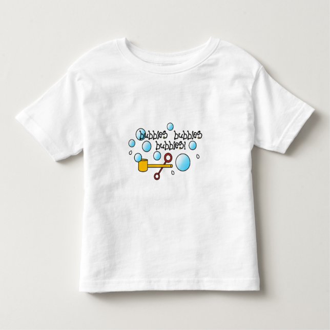 Toddler Boys, Girls Bubbles, Bubbles T Shirt (Front)