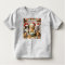 Toddler Christmas T-shirt with dog, cat, bunny