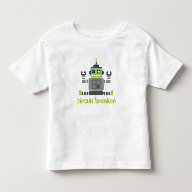 TODDLER CLOTHING :: robot Toddler T-Shirt (Front)