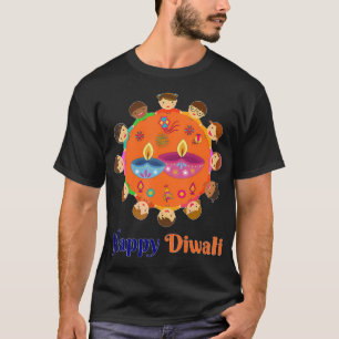 Toddler Diwali-Shirt Kid Men Women Family Hindu Ha T-Shirt