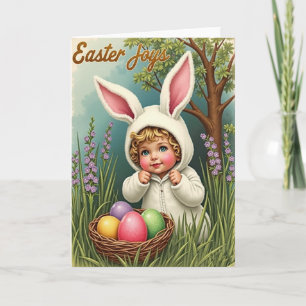 Toddler Easter Joy Holiday Card