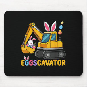 Toddler Easter Shirt Boys Kids Eggscavator Easter  Mouse Pad