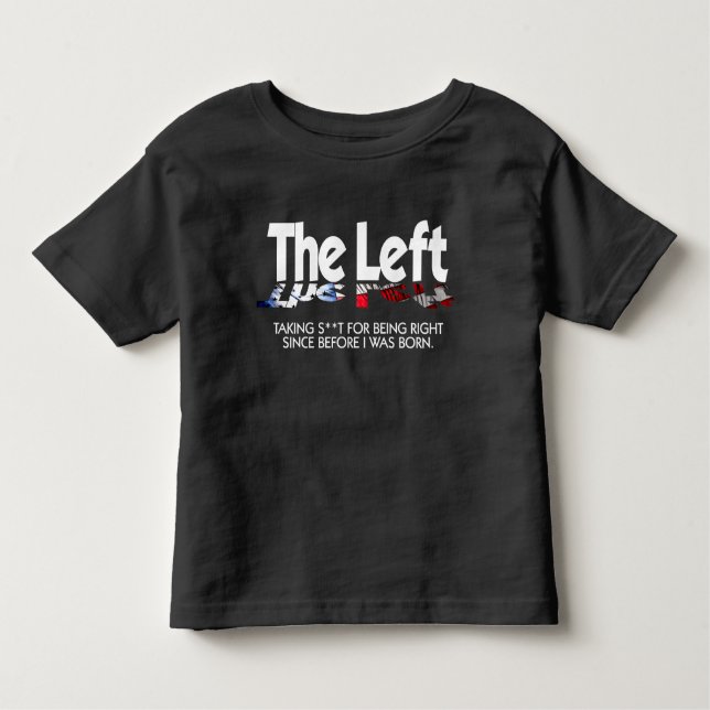 Toddler Fine Jersey T-Shirt - The Left, Defined... (Front)
