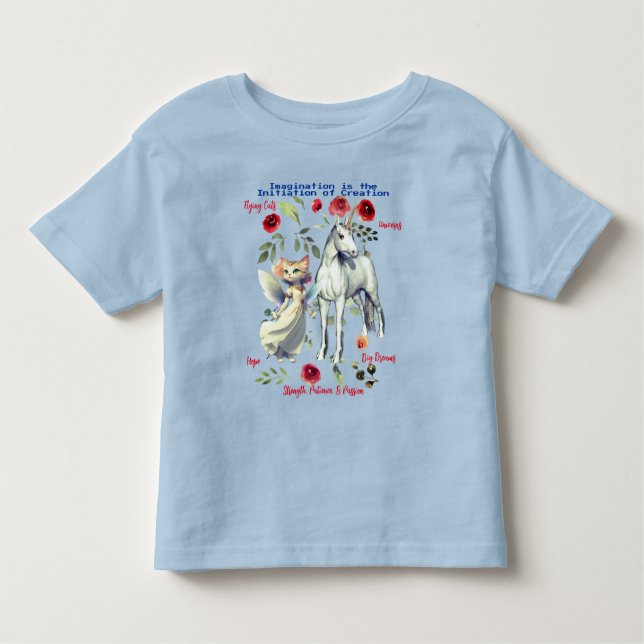 Toddler Fun Unicorn Cats Fun T-Shirt (Front)