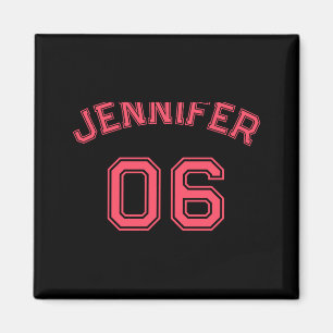 Toddler Girl Nk Name Jersey Number Srts Cotton Tod Magnet