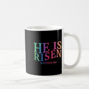 Toddler He Is Risen Christian Easter God Sister Da Coffee Mug